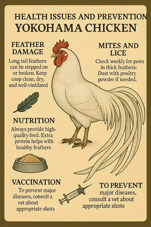 health issues & prevention for yokohama chicken