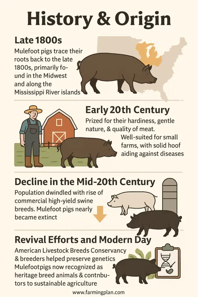Mulefoot Pigs - Farming & Breed Profile History & Origin Of Mulefoot Pigs