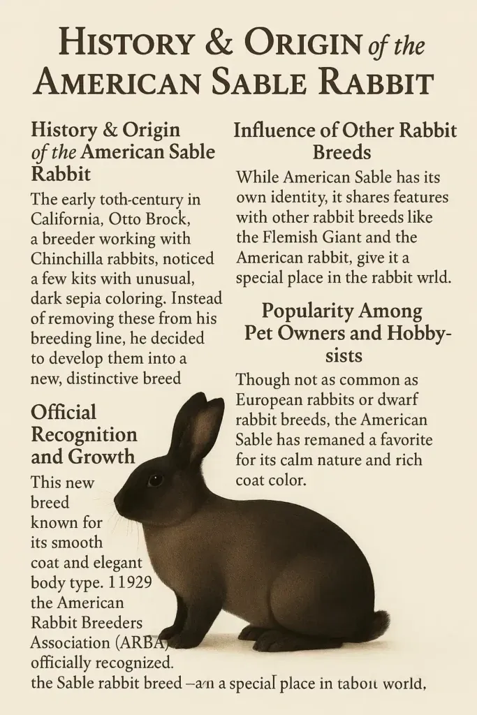 American Sable Rabbit - Farming & Breed Profile History & Origin of the American Sable Rabbit