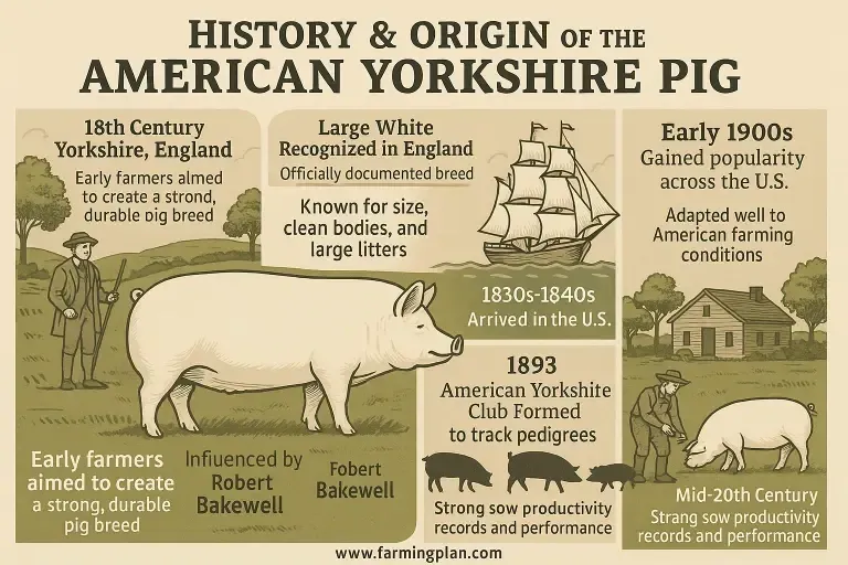 History and Origin of the American Yorkshire Pig