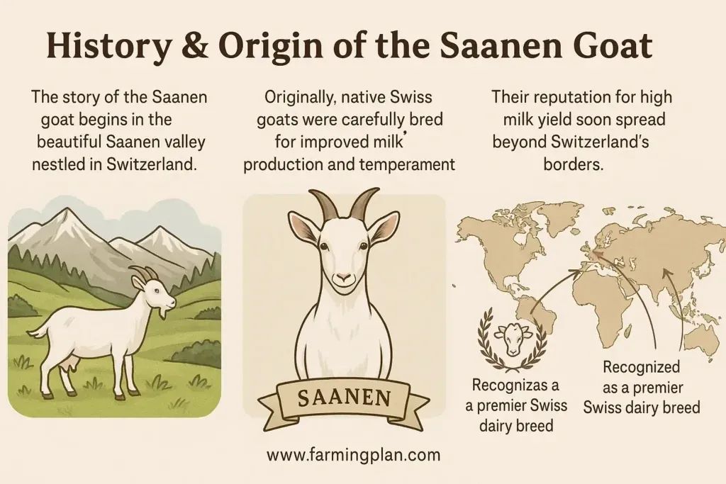 Saanen Goat - Farming & Breed Profile History and Origin of the Saanen Goat