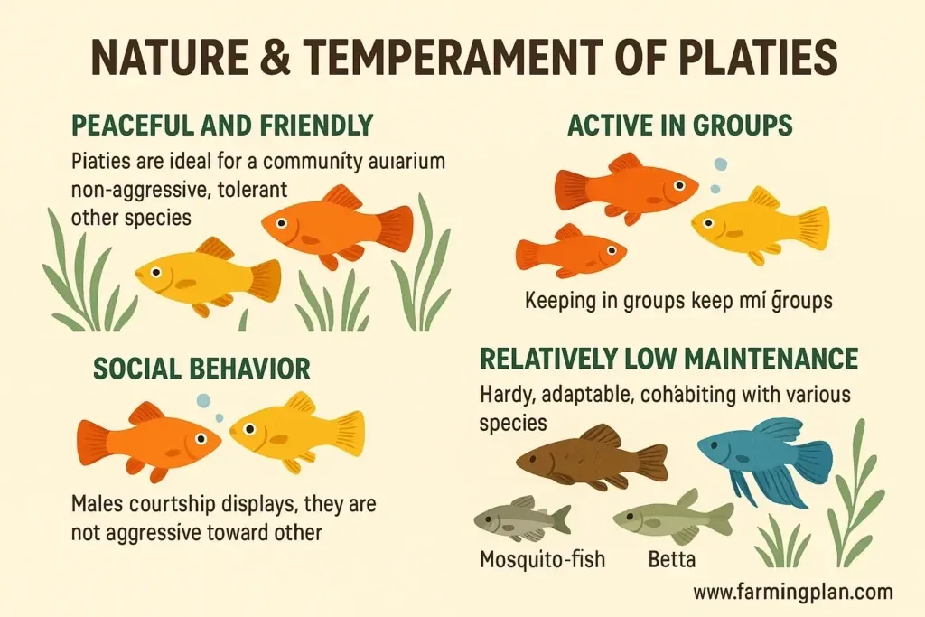 Platies - Farming & Breed Profile Nature & Temperament of Platies