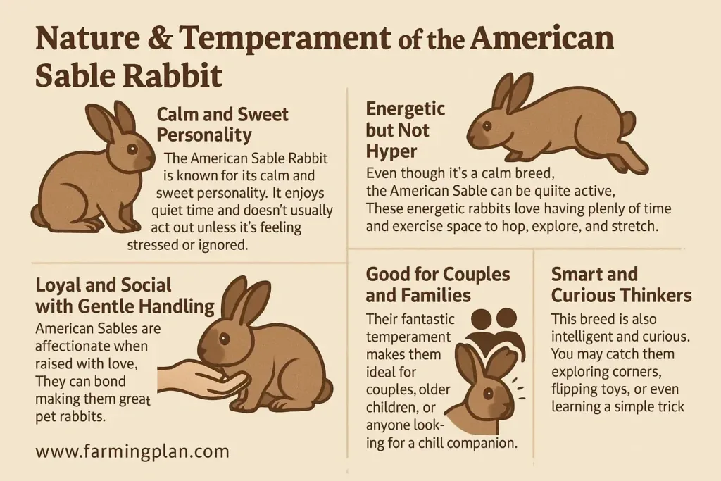 American Sable Rabbit - Farming & Breed Profile Nature & Temperament of the American Sable Rabbit