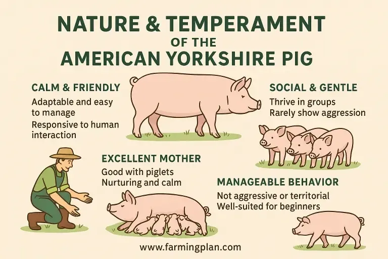 Nature and Temperament of the American Yorkshire Pig