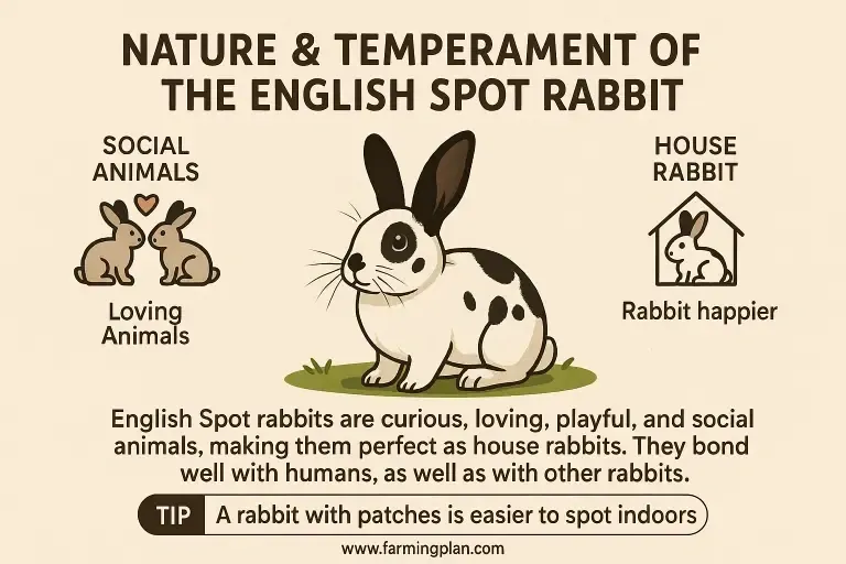 Nature & Temperament of the English Spot Rabbit