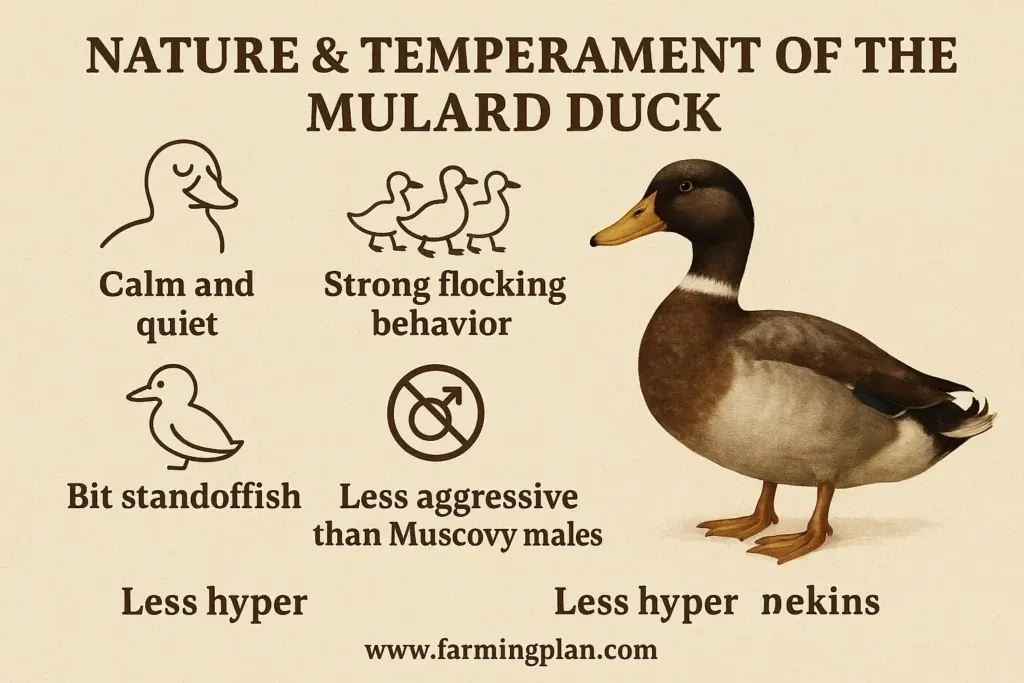 Nature & Temperament of the Mulard Duck