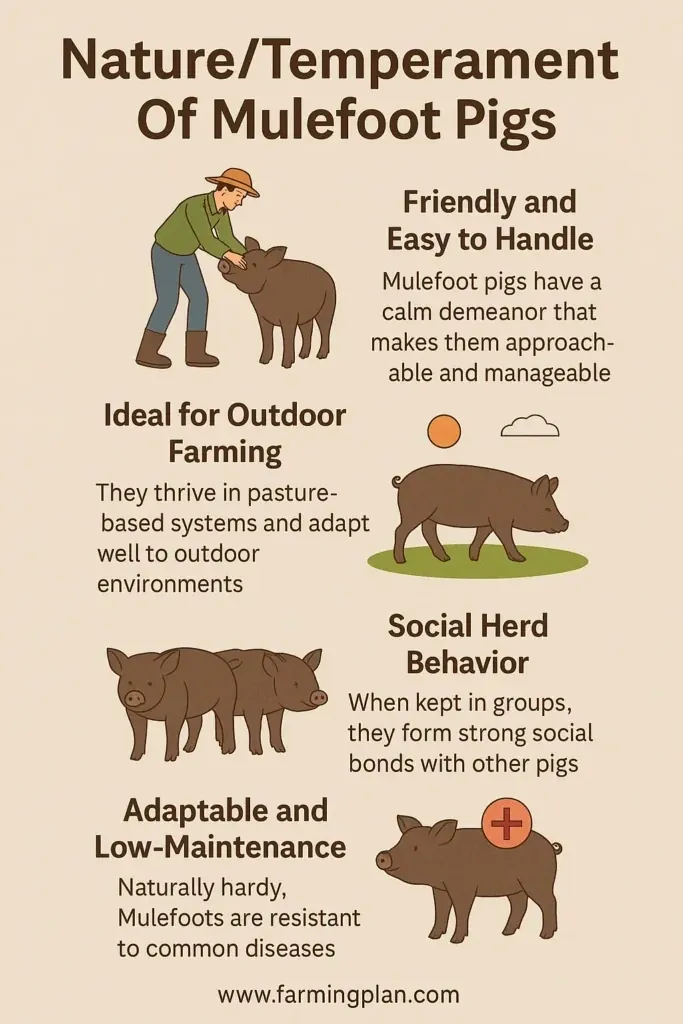 Mulefoot Pigs - Farming & Breed Profile Nature & Temperament Of Mulefoot Pigs