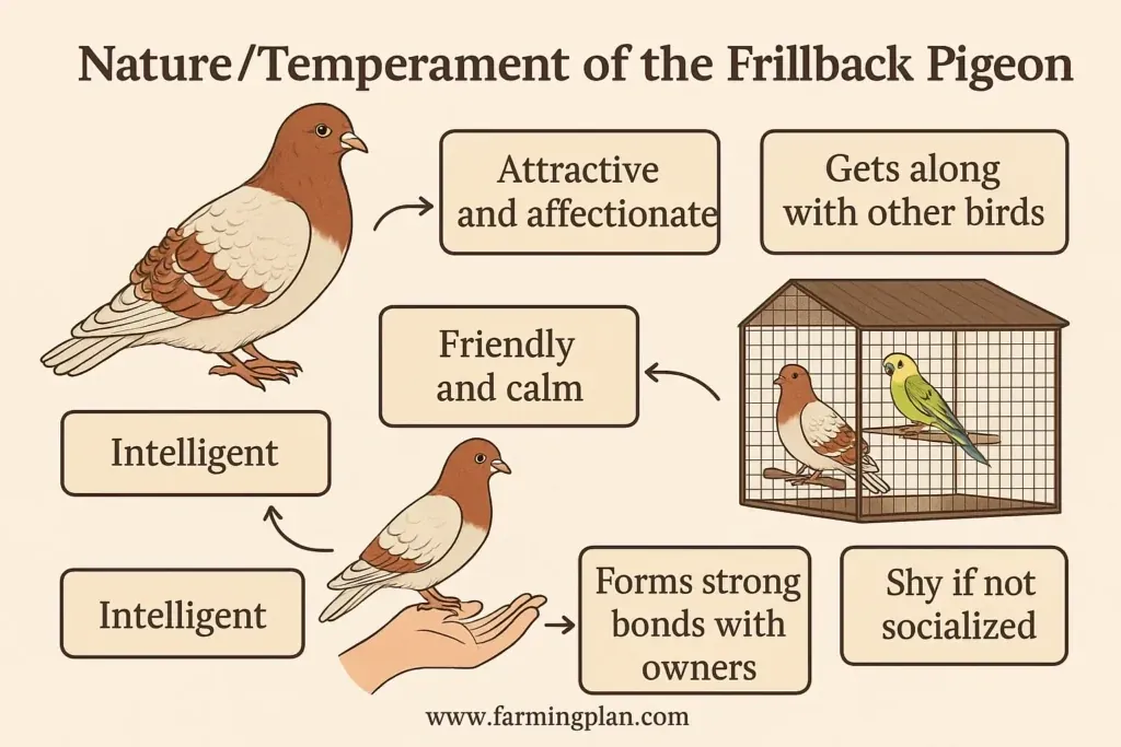 Nature/Temperament of the Frillback Pigeon