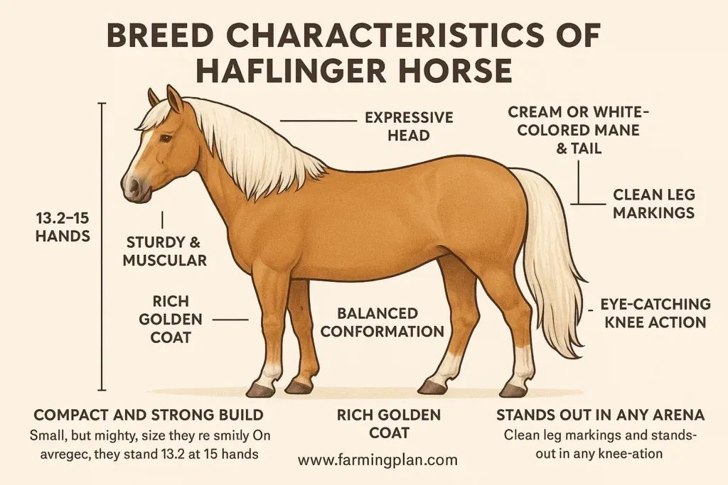 Haflinger Horse - Farming & Breed Profile breed characteristics of haflinger horse