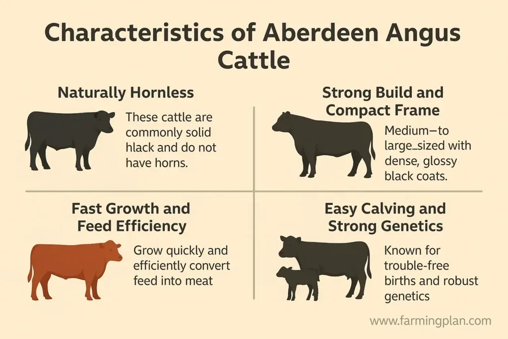 Aberdeen Angus Cattle - Farming & Breed Profile characteristics of aberdeen angus cattle