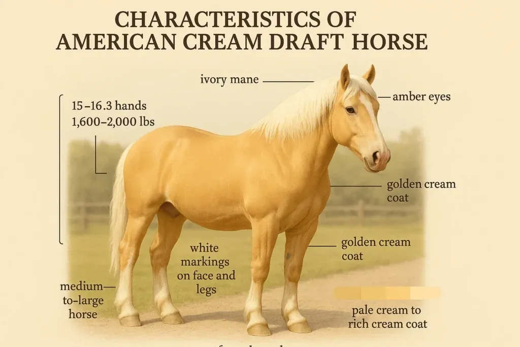 American Cream Draft Horse - Farming & Breed Profile characteristics of american cream draft horse