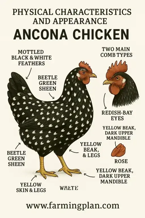 characteristics of ancona chicken