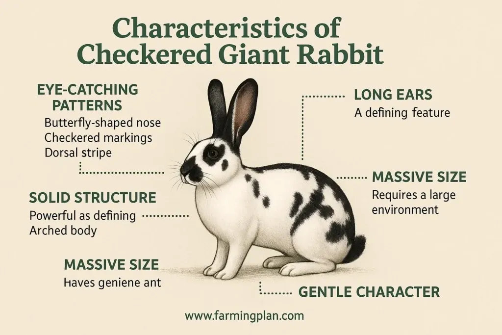 Checkered Giant Rabbit - Farming & Breed Profile characteristics of checkered giant rabbit