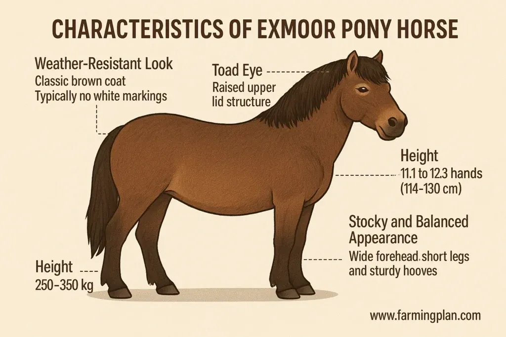 Exmoor Pony Horse - Farming & Breed Profile characteristics of exmoor pony horse