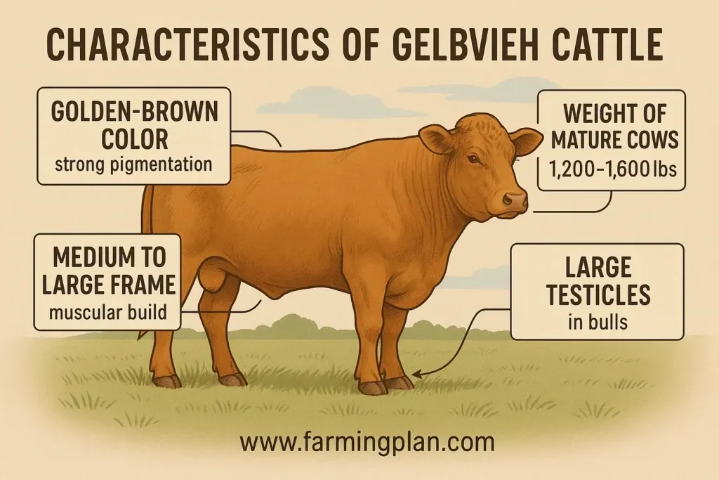 Gelbvieh Cattle - Farming & Breed Profile characteristics of gelbvieh cattle