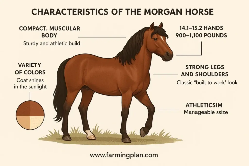 Morgan Horse - Farming & Breed Profile characteristics of the morgan horse