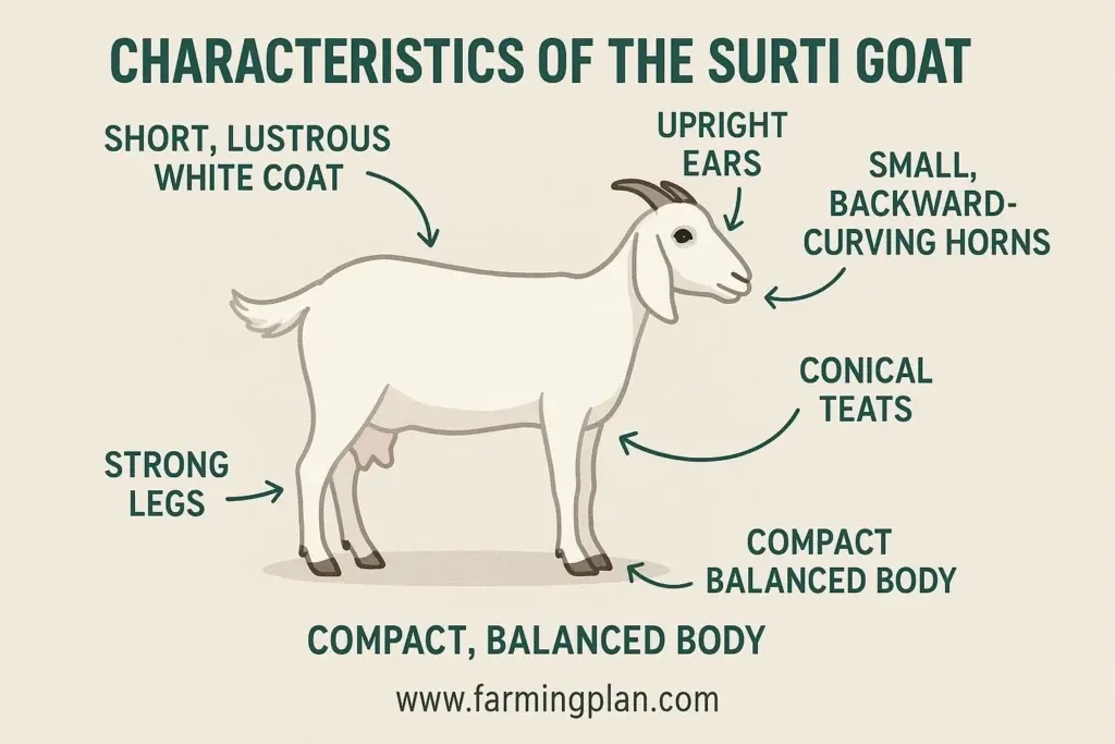 characteristics of the surti goat