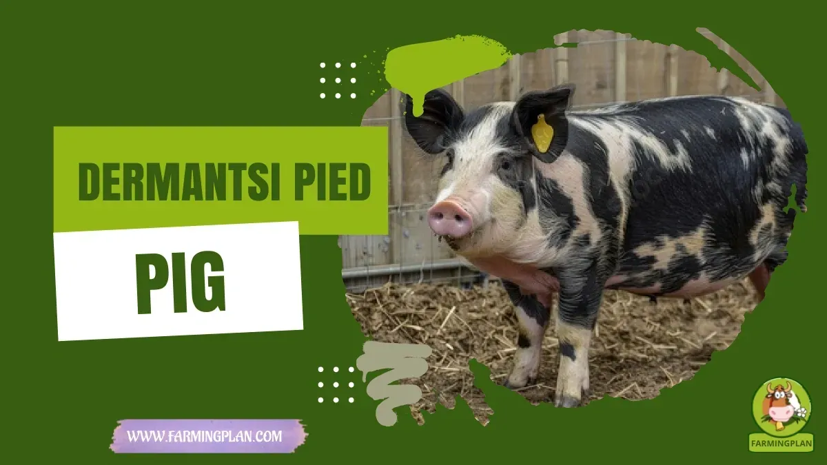 Dermantsi Pied Pig characteristics, agricultural utility and breed care guide