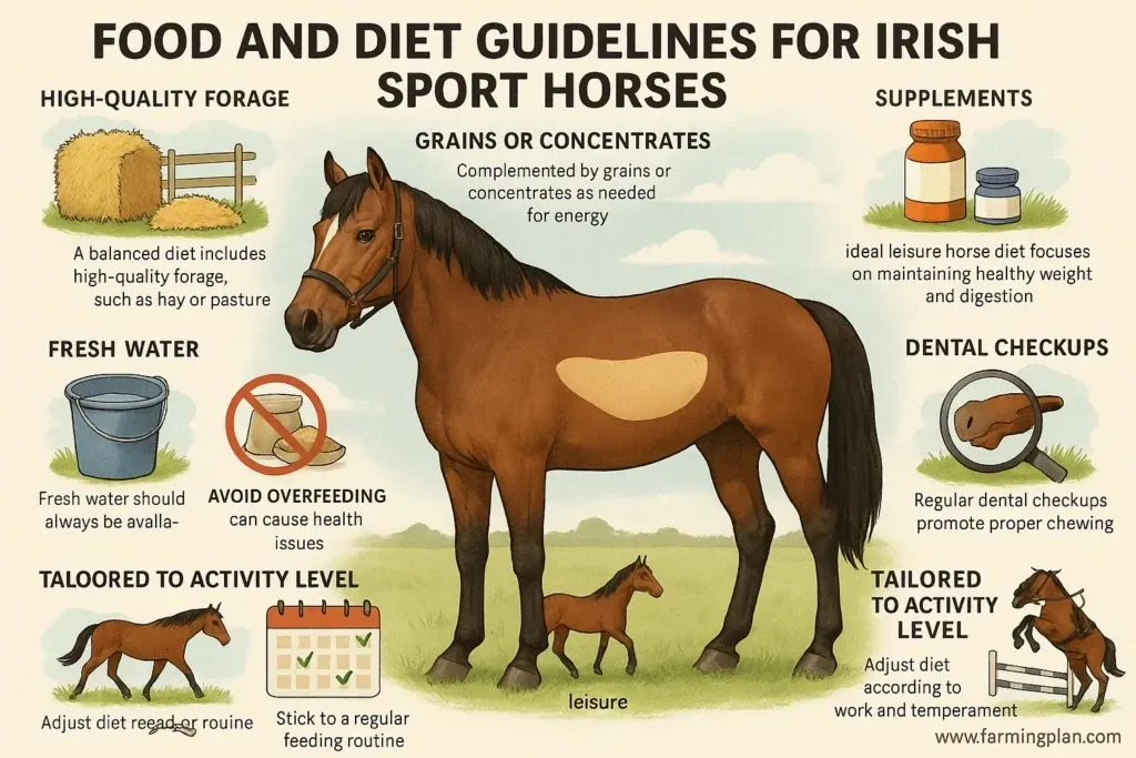 food and diet guidelines for irish sport horses
