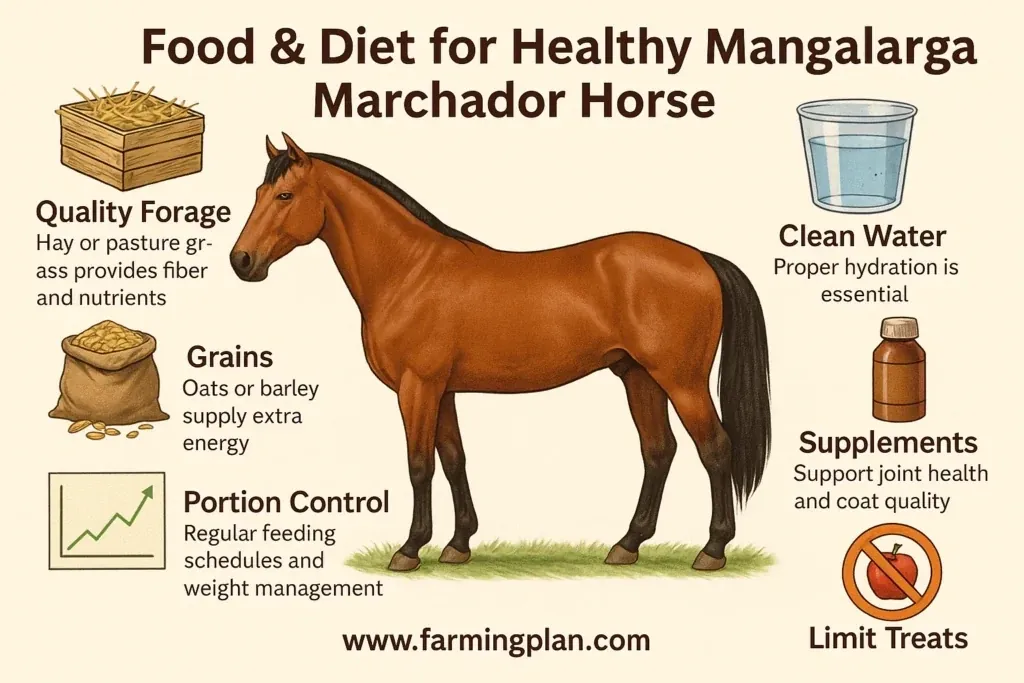 food & diet for healthy mangalarga marchador horse