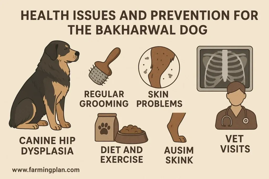 Bakharwal Dog - Farming & Breed Profile health issues and prevention for the bakharwal dog
