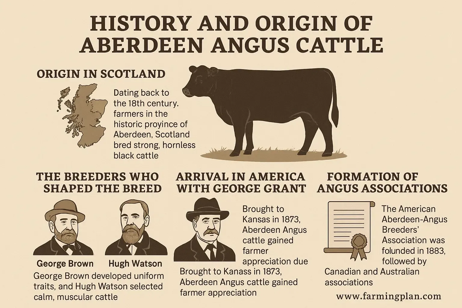 Aberdeen Angus Cattle - Farming & Breed Profile history and origin of aberdeen angus cattle