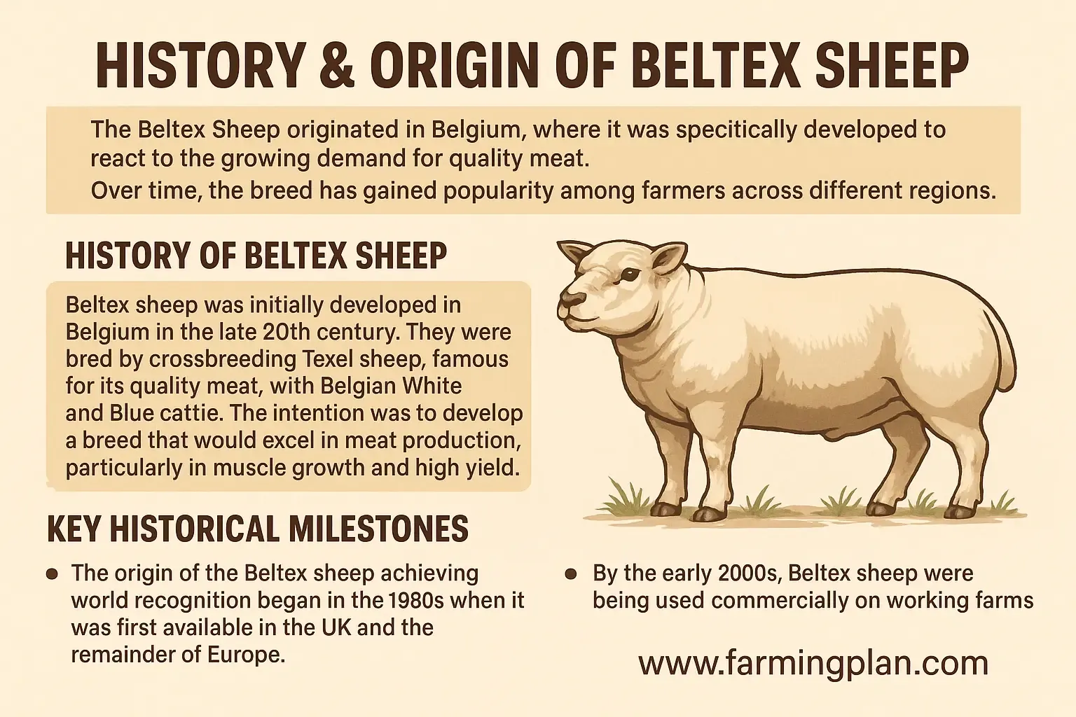 history and origin of beltex sheep