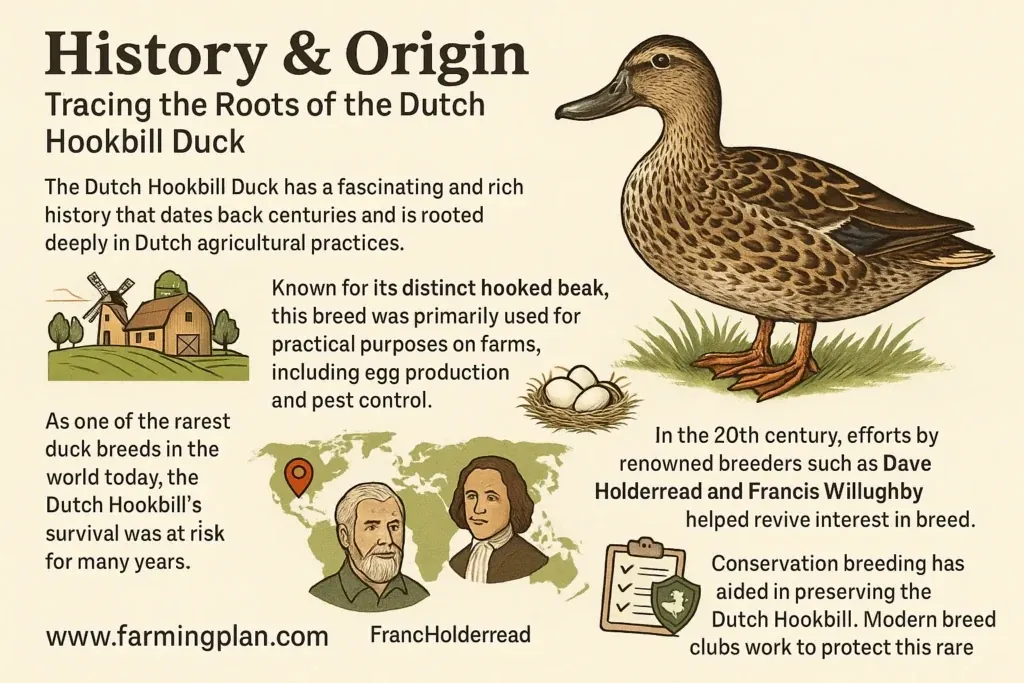 history and origin of the dutch hookbill duck