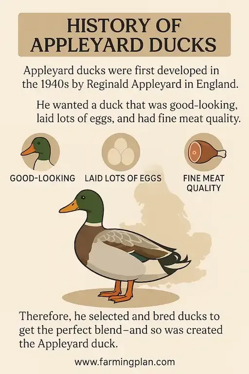 history of appleyard ducks