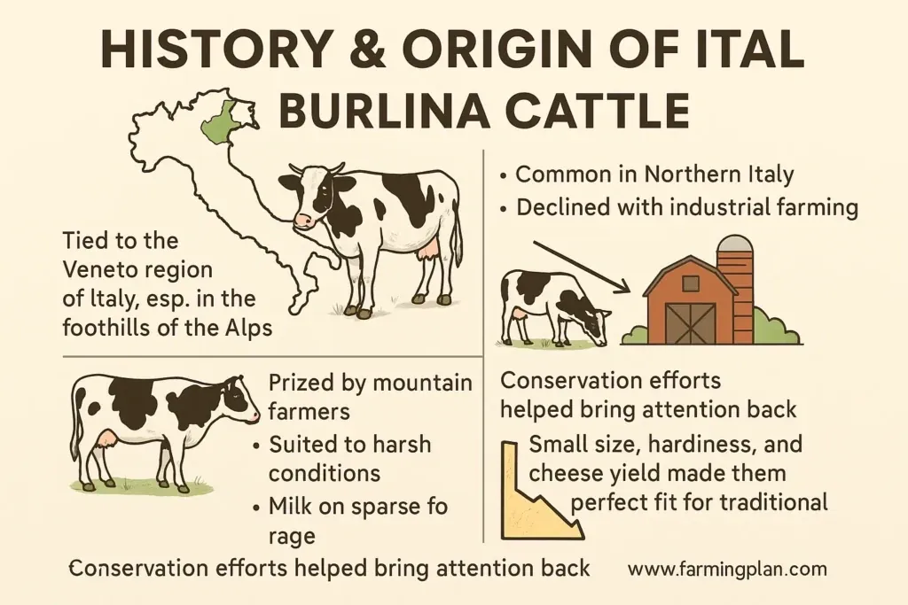 history & origin of burlina cattle