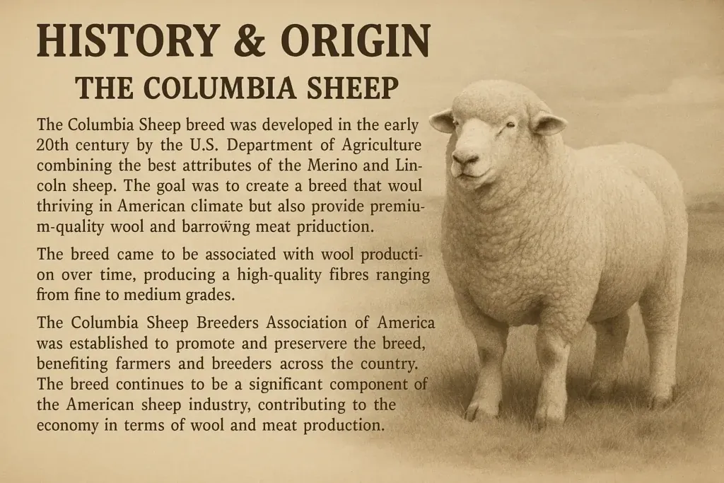 Columbia Sheep - Farming & Breed Profile history & origin of columbia sheep