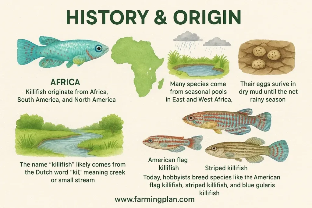 Killifish Wonders - Farming & Breed Profile history & origin of killifish