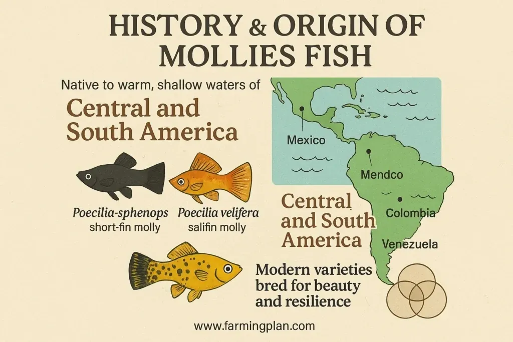 Mollies Fish - Farming & Breed Profile history & origin of mollies fish