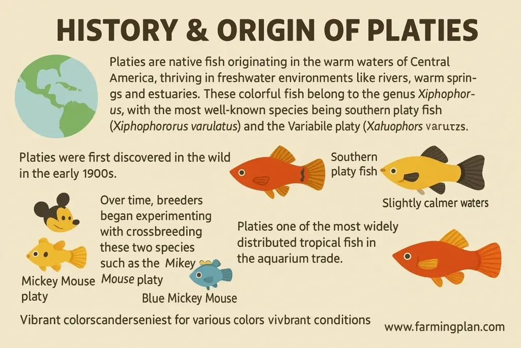 Platies - Farming & Breed Profile history and origin of platies