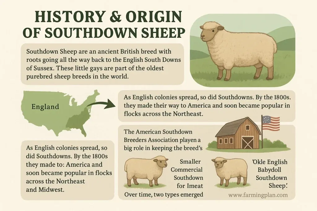 history & origin of southdown sheep