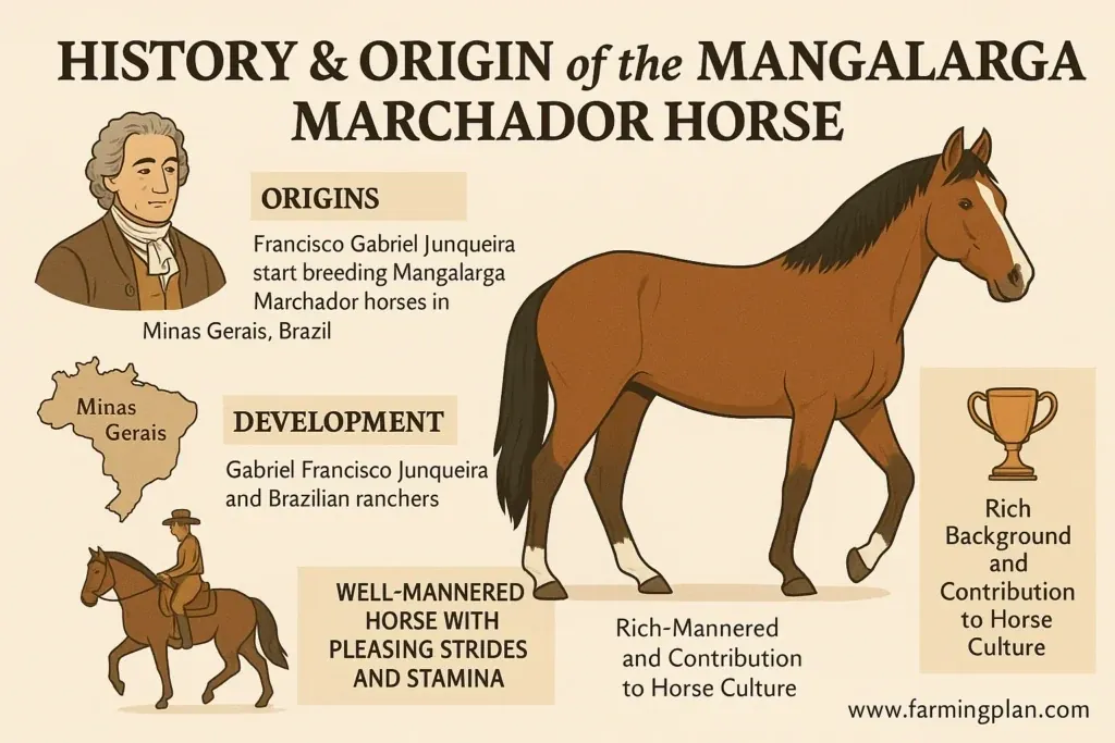 history & origin of the mangalarga marchador horse