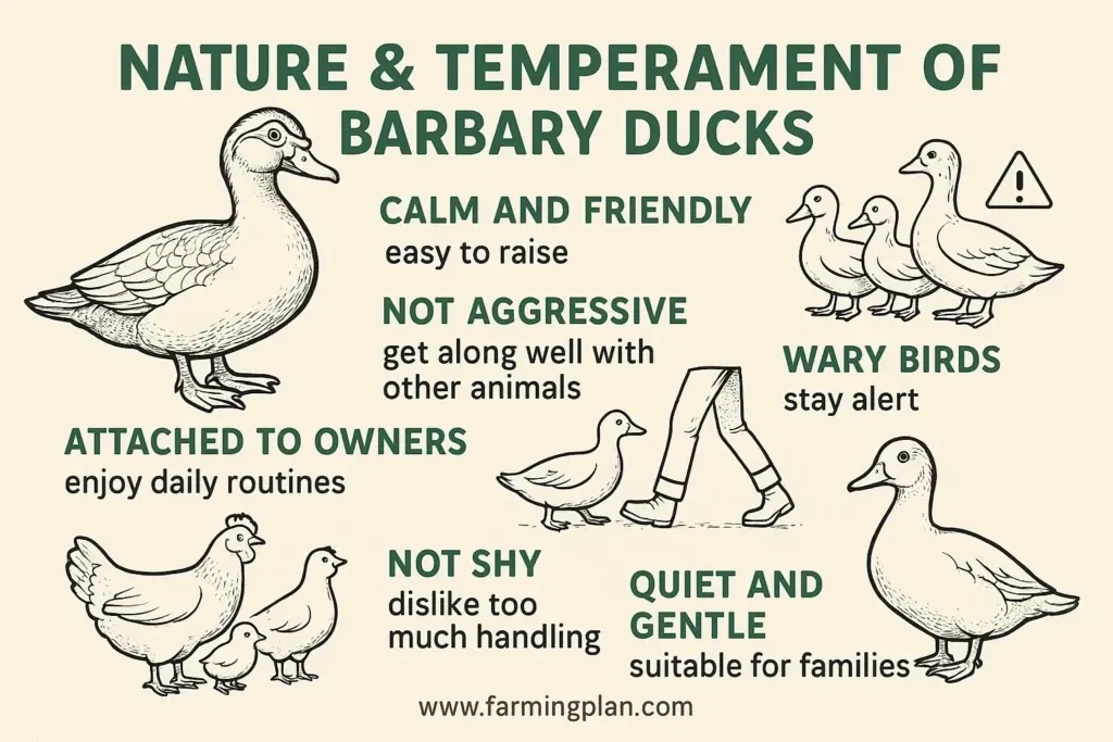 Barbary Ducks - Farming & Breed Profile Nature & Temperament of Barbary Ducks