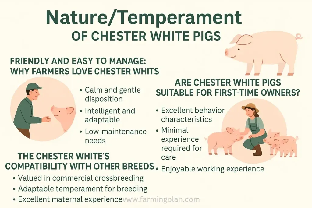 Chester White Pig - Farming & Breed Profile nature-and-temperament-of-chester-white-pigs