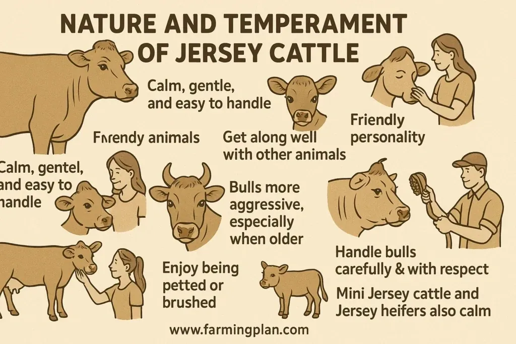 nature and temperament of jersey cattle