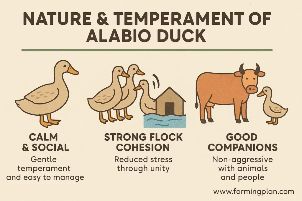 Alabio Duck - Farming & Breed Profile nature & temperament of alabio duck