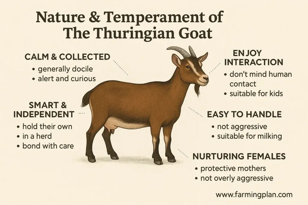 nature & temperament of the thuringian goat
