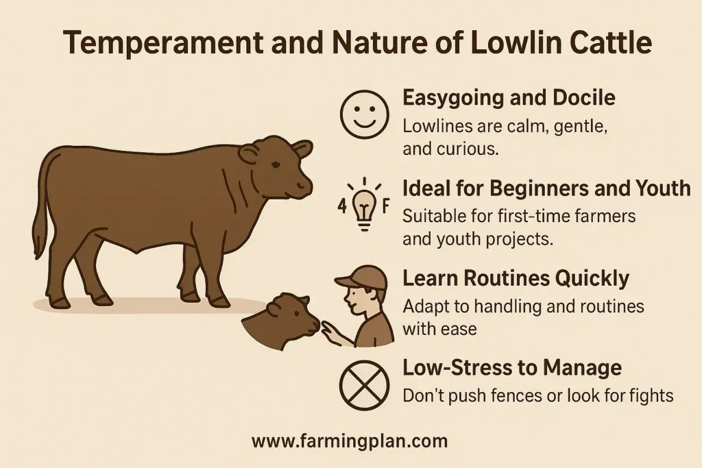 temperament and nature of lowline cattle
